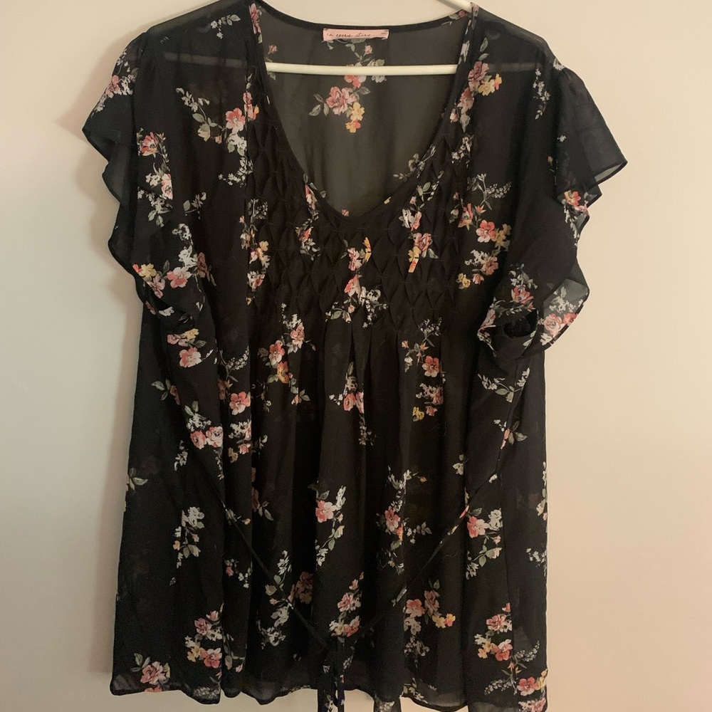 Pennington’s chiffon top
